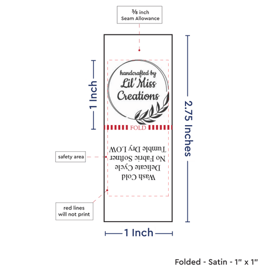 PPLR_HIDDEN_PRODUCT Print Your Logo/Image on Satin Tags (1" wide - Satin)