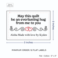 PPLR_HIDDEN_PRODUCT Double Heart Quote (2"x3" Cotton - 12 labels/set)
