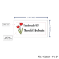 PPLR_HIDDEN_PRODUCT Spring Tulips (2"x1"-Cotton)