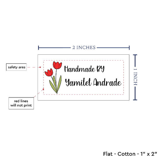 PPLR_HIDDEN_PRODUCT Spring Tulips (2"x1"-Cotton)