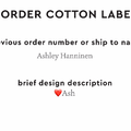 PPLR_HIDDEN_PRODUCT Reorder Previous Label Design - COTTON