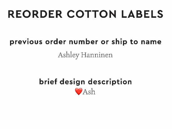 PPLR_HIDDEN_PRODUCT Reorder Previous Label Design - COTTON
