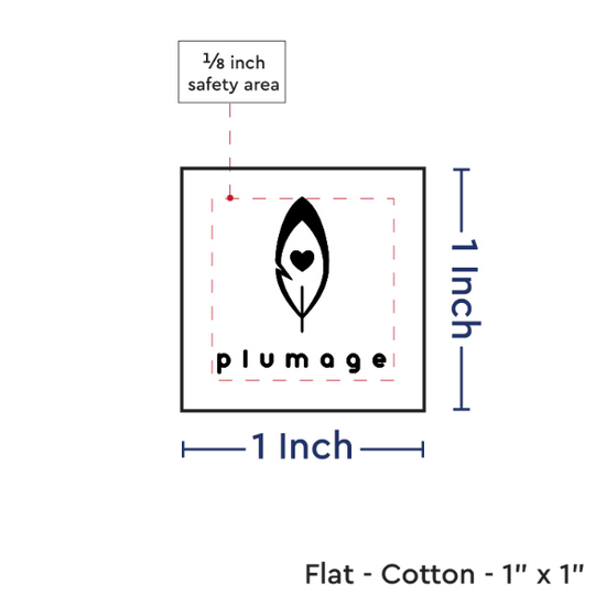 PPLR_HIDDEN_PRODUCT Print your Logo or Image on FLAT Cotton Tags