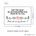 PPLR_HIDDEN_PRODUCT Double Heart Quote (2"x3" Cotton - 12 labels/set)