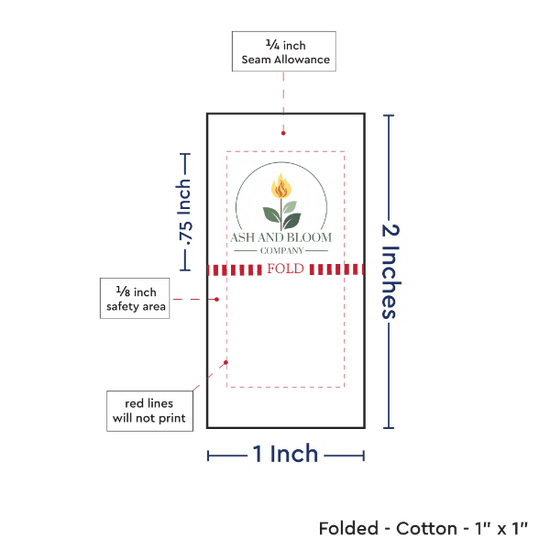 PPLR_HIDDEN_PRODUCT Print Your Logo or Image on FOLDED Cotton Tags