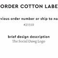 PPLR_HIDDEN_PRODUCT Reorder Previous Label Design - COTTON