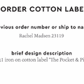 PPLR_HIDDEN_PRODUCT Reorder Previous Label Design - COTTON