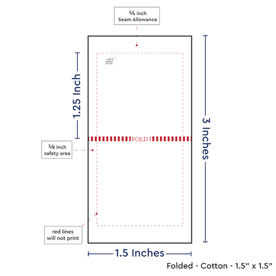 PPLR_HIDDEN_PRODUCT Print Your Logo or Image on FOLDED Cotton Tags
