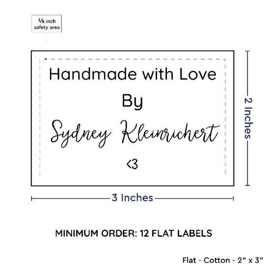 PPLR_HIDDEN_PRODUCT Large Text Only Label (2"x3"-Cotton)