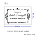 PPLR_HIDDEN_PRODUCT Swirl Accent Border (2"x3" Cotton - 12 labels/set)