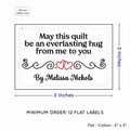 PPLR_HIDDEN_PRODUCT Double Heart Quote (2"x3" Cotton - 12 labels/set)