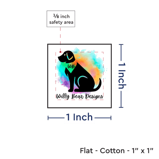 PPLR_HIDDEN_PRODUCT Print your Logo or Image on FLAT Cotton Tags