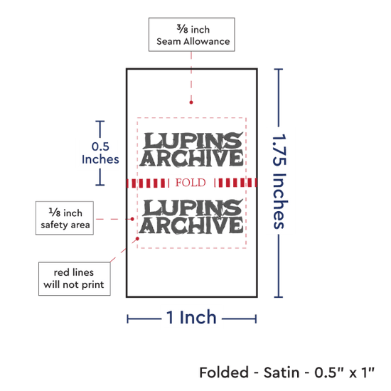 PPLR_HIDDEN_PRODUCT Print Your Logo/Image on Satin Tags (1" wide - Satin)