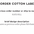 PPLR_HIDDEN_PRODUCT Reorder Previous Label Design - COTTON