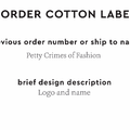 PPLR_HIDDEN_PRODUCT Reorder Previous Label Design - COTTON