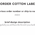 PPLR_HIDDEN_PRODUCT Reorder Previous Label Design - COTTON