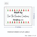 PPLR_HIDDEN_PRODUCT Christmas Trees (2"x3" Cotton - 12 labels/set)