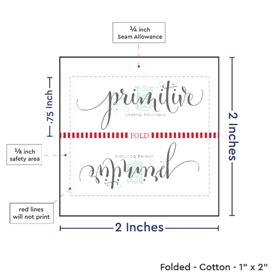 PPLR_HIDDEN_PRODUCT Print Your Logo or Image on FOLDED Cotton Tags