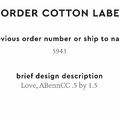 PPLR_HIDDEN_PRODUCT Reorder Previous Label Design - COTTON