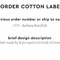 PPLR_HIDDEN_PRODUCT Reorder Previous Label Design - COTTON