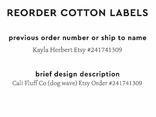 PPLR_HIDDEN_PRODUCT Reorder Previous Label Design - COTTON