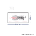 PPLR_HIDDEN_PRODUCT Print your Logo or Image on FLAT Cotton Tags