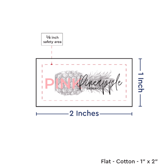 PPLR_HIDDEN_PRODUCT Print your Logo or Image on FLAT Cotton Tags
