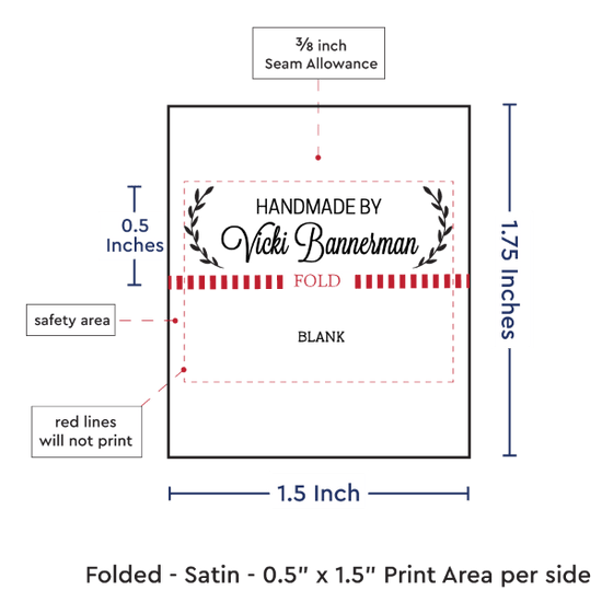 PPLR_HIDDEN_PRODUCT Small Laurel Labels - Satin - 1.5" wide