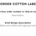 PPLR_HIDDEN_PRODUCT Reorder Previous Label Design - COTTON