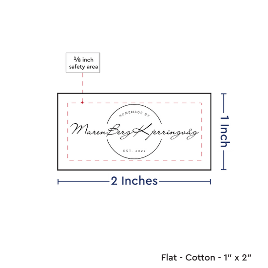 PPLR_HIDDEN_PRODUCT Print your Logo or Image on FLAT Cotton Tags