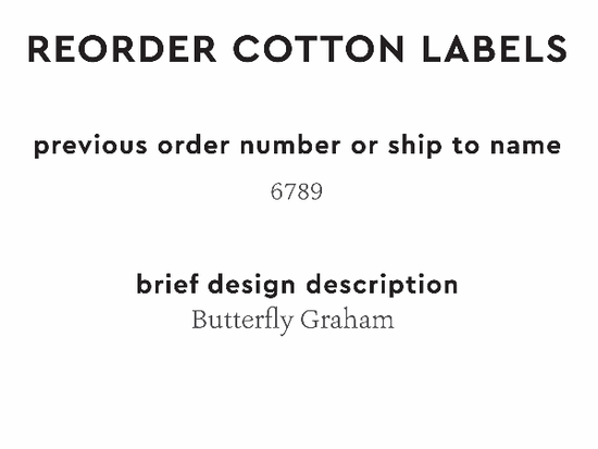 PPLR_HIDDEN_PRODUCT Reorder Previous Label Design - COTTON
