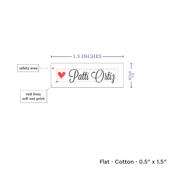 PPLR_HIDDEN_PRODUCT Tiny Heart Labels - Cotton