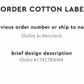 PPLR_HIDDEN_PRODUCT Reorder Previous Label Design - COTTON