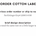 PPLR_HIDDEN_PRODUCT Reorder Previous Label Design - COTTON