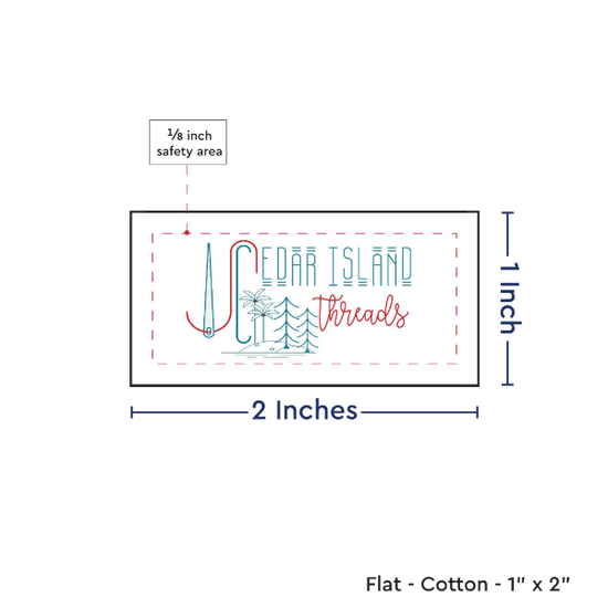 PPLR_HIDDEN_PRODUCT Print your Logo or Image on FLAT Cotton Tags
