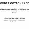 PPLR_HIDDEN_PRODUCT Reorder Previous Label Design - COTTON