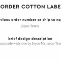 PPLR_HIDDEN_PRODUCT Reorder Previous Label Design - COTTON