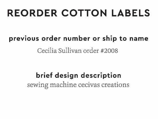 PPLR_HIDDEN_PRODUCT Reorder Previous Label Design - COTTON