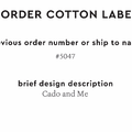 PPLR_HIDDEN_PRODUCT Reorder Previous Label Design - COTTON