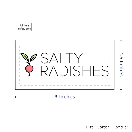 PPLR_HIDDEN_PRODUCT Print your Logo or Image on FLAT Cotton Tags