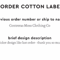 PPLR_HIDDEN_PRODUCT Reorder Previous Label Design - COTTON