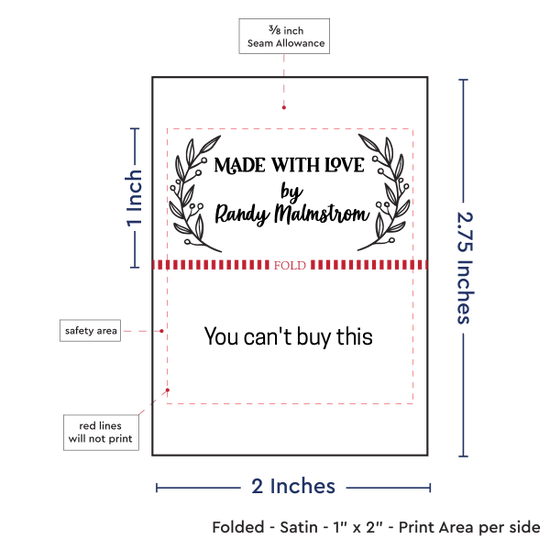 PPLR_HIDDEN_PRODUCT Leaf Laurel - Satin -  2" wide