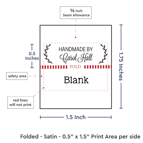 PPLR_HIDDEN_PRODUCT Small Laurel Labels - Satin - 1.5" wide