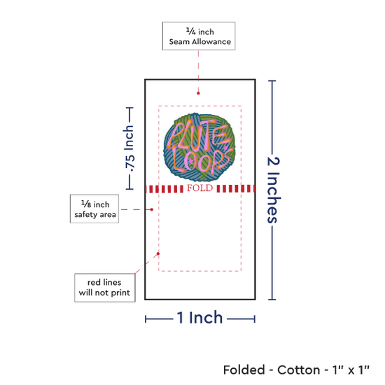 PPLR_HIDDEN_PRODUCT Print Your Logo or Image on FOLDED Cotton Tags