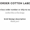PPLR_HIDDEN_PRODUCT Reorder Previous Label Design - COTTON