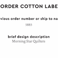 PPLR_HIDDEN_PRODUCT Reorder Previous Label Design - COTTON