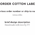 PPLR_HIDDEN_PRODUCT Reorder Previous Label Design - COTTON