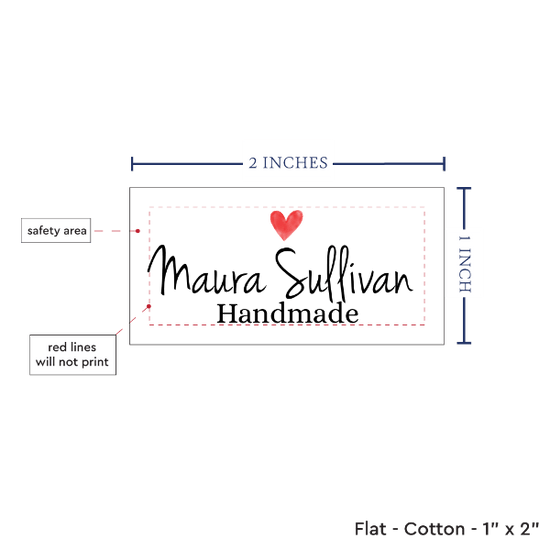 PPLR_HIDDEN_PRODUCT Simple Heart (2"x1"-Cotton)
