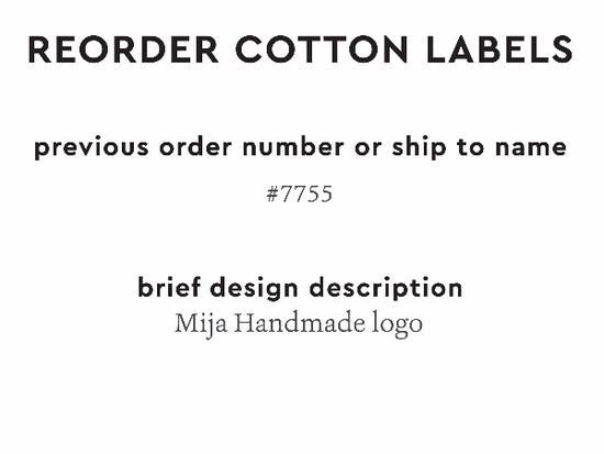 PPLR_HIDDEN_PRODUCT Reorder Previous Label Design - COTTON