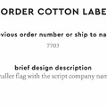 PPLR_HIDDEN_PRODUCT Reorder Previous Label Design - COTTON